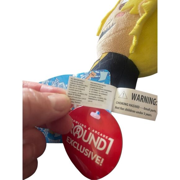 New One Piece Blue Yellow Round 1 Exclusive Kokeshi Plush Doll Luffy Zoro 6" - Picture 4 of 11